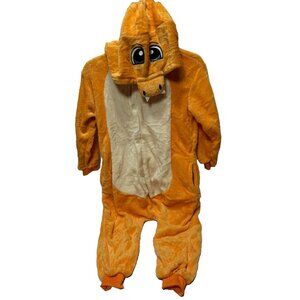 Halloween Costume Orange Dragon Cozy One Piece Costume Size 105/120EU (12/14US)
